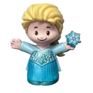 Fisher Price Little People Disney’s Frozen Elsa W/ Snowflake Toy Figure